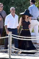 Jeff Bezos And Wife Lauren Sanchez At Club 55 - Saint Tropez