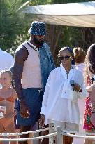 Lebron James And Wife At Club 55 - Saint-Tropez