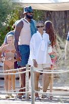 Lebron James And Wife At Club 55 - Saint-Tropez
