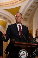 Thune Meets Reporters Following the US Senate Republican Policy Luncheon