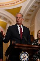 Thune Meets Reporters Following the US Senate Republican Policy Luncheon