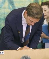 Nobel committee chair in Hiroshima
