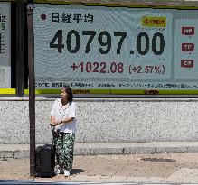Tokyo stocks surge