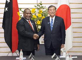 Japan-Papua New Guinea prime ministers' talks