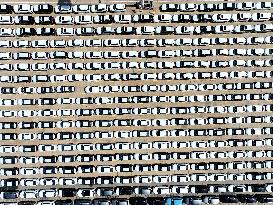 China Lianyungang Port Export Vehicles