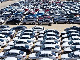 China Lianyungang Port Export Vehicles
