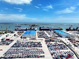 China Lianyungang Port Export Vehicles