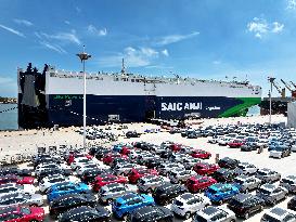 China Lianyungang Port Export Vehicles