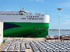China Lianyungang Port Export Vehicles