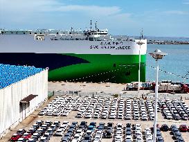 China Lianyungang Port Export Vehicles