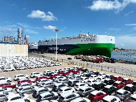 China Lianyungang Port Export Vehicles