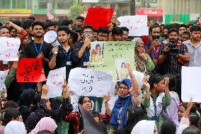 Bangladesh Students Demand Accountability After Deadly Air Force Jet Crash - Dhaka