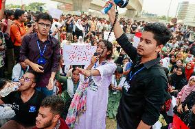 Bangladesh Students Demand Accountability After Deadly Air Force Jet Crash - Dhaka