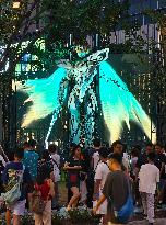 Anime Metaverse District Creative Sculpture in Shanghai