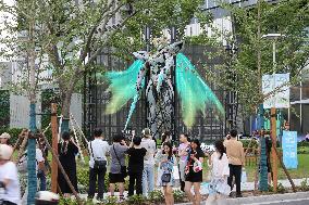 Anime Metaverse District Creative Sculpture in Shanghai