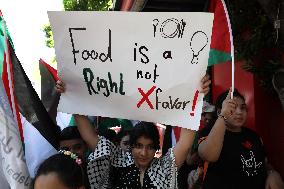 Demonstration In Nablus Against Gaza War