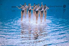 World Aquatics Championships - Team Technical Final Of Artistic Swimming - Singapore