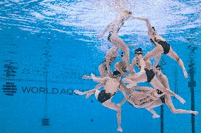 World Aquatics Championships - Team Technical Final Of Artistic Swimming - Singapore