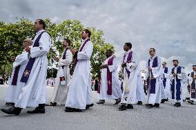 Funeral Of Cardinal Andre Vingt-Trois At Notre-Dame De Paris