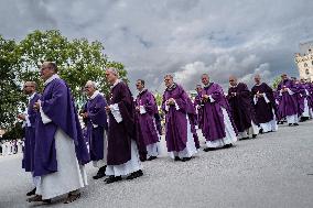 Funeral Of Cardinal Andre Vingt-Trois At Notre-Dame De Paris