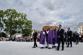 Funeral Of Cardinal Andre Vingt-Trois At Notre-Dame De Paris