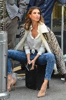 Elisabetta Canalis Filming A Commercial - Milan