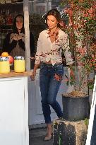 Elisabetta Canalis Filming A Commercial - Milan
