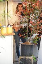 Elisabetta Canalis Filming A Commercial - Milan