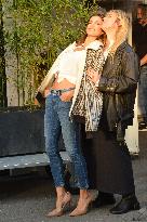 Elisabetta Canalis Filming A Commercial - Milan