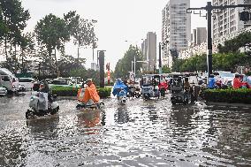 Rainstorm Hit Qingzhou