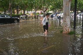 Rainstorm Hit Qingzhou