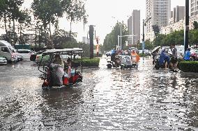 Rainstorm Hit Qingzhou
