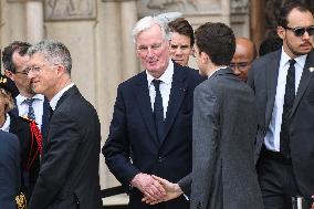 Funeral Of Cardinal Andre Vingt-Trois At Notre-Dame De Paris