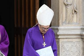 Funeral Of Cardinal Andre Vingt-Trois At Notre-Dame De Paris
