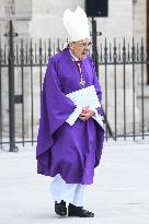 Funeral Of Cardinal Andre Vingt-Trois At Notre-Dame De Paris