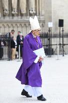 Funeral Of Cardinal Andre Vingt-Trois At Notre-Dame De Paris