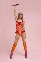 Wax figure of Taylor Swift at Madame Tussauds in London - UK