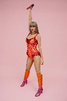 Wax figure of Taylor Swift at Madame Tussauds in London - UK