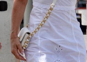 Lauren Sanchez on Shopping Outing in Saint-Tropez - France