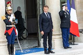 Jotham Napat Received At Elysee - Paris NB