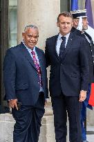 Jotham Napat Received At Elysee - Paris NB