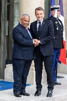 Jotham Napat Received At Elysee - Paris NB