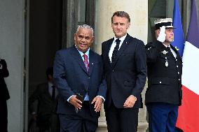 Jotham Napat Received At Elysee - Paris