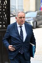 Cabinet Meeting Concludes at Elysee Palace - Paris
