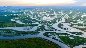 Naolihe River Wetland in Shuangyashan