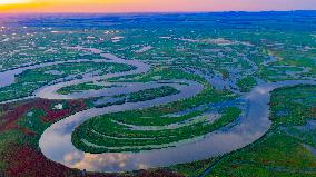 Naolihe River Wetland in Shuangyashan