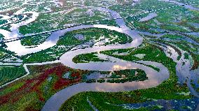 Naolihe River Wetland in Shuangyashan