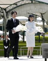 Japan Crown Prince, Crown Princess in Hiroshima