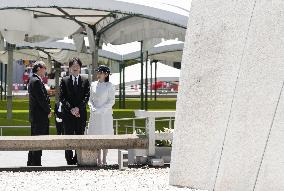 Japan Crown Prince, Crown Princess in Hiroshima