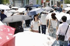 Summer heat in Japan